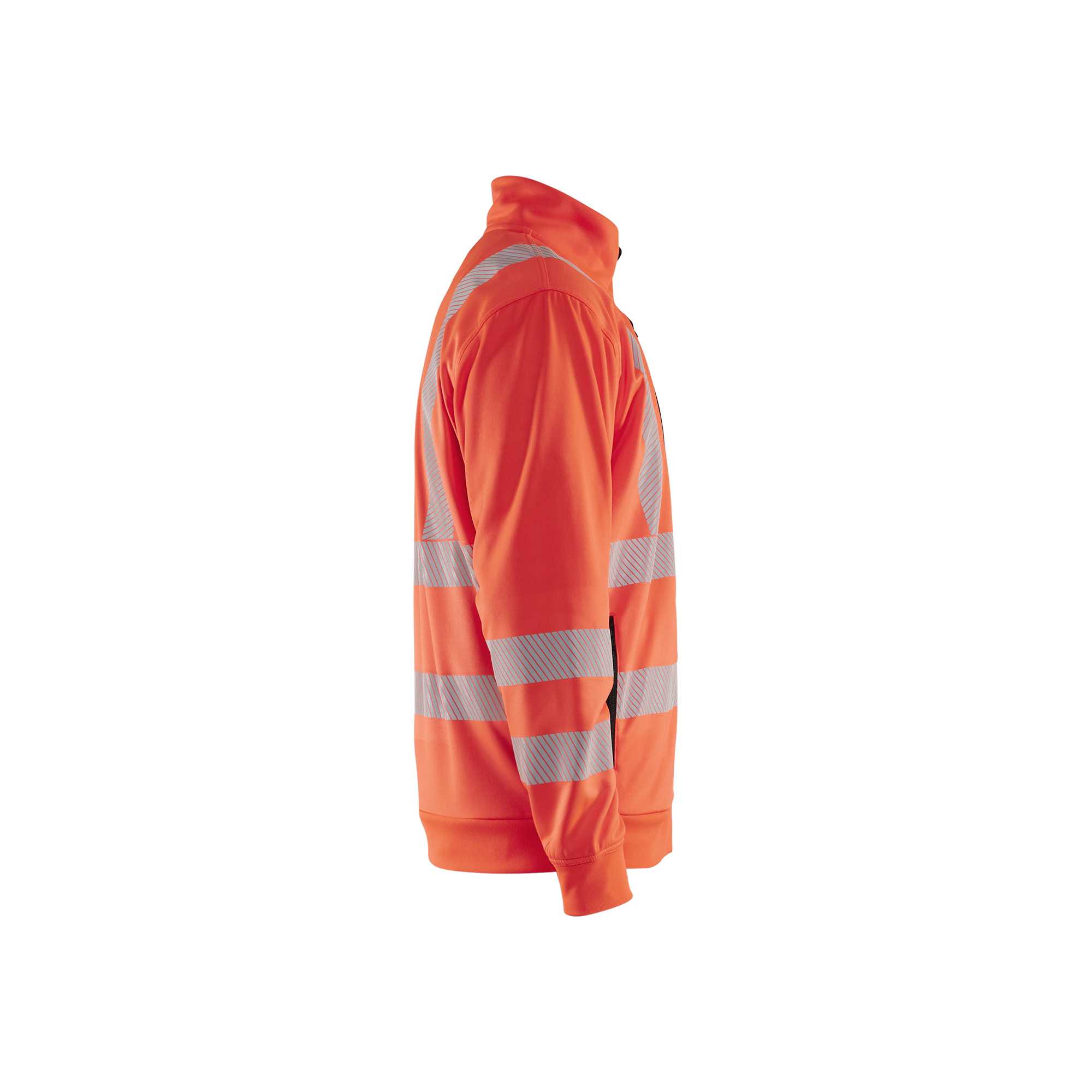BLAKLADER 35632538 Hi Vis Reflective Full-zip Work Sweatshirt MEN - Breathable